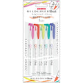 Zebra Mild Liner Brush Pen Sets