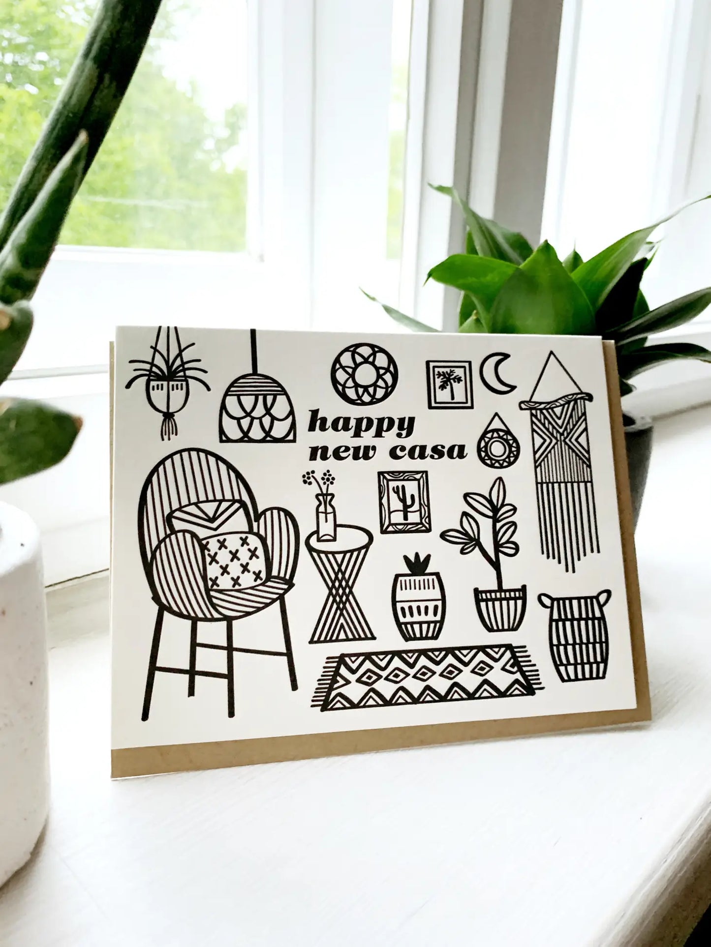 Happy New Casa - Greeting Card - Paper Parasol