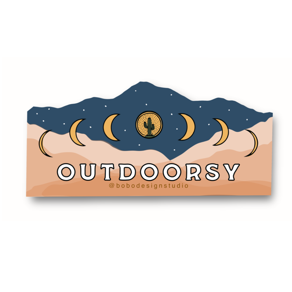 Outdoorsy - Vinyl Sticker