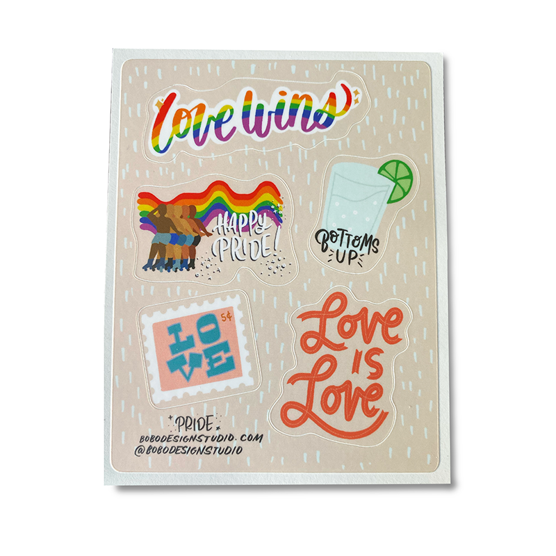 Pride Sticker Sheet- 4x6