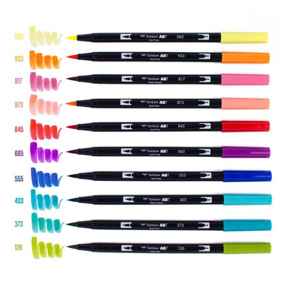 Tombow Lettering Markers, Tombow Dual Brush Pens