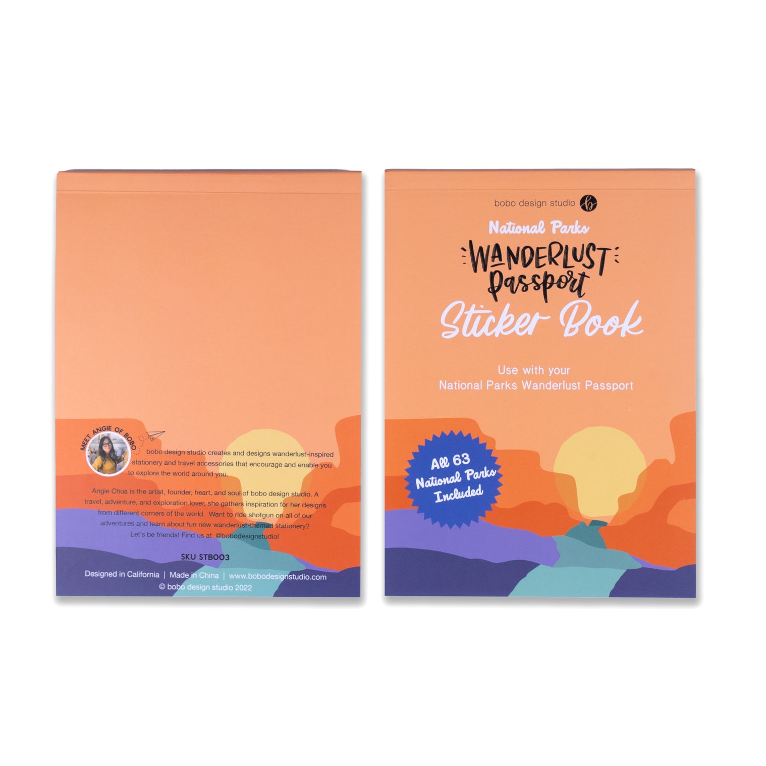 National Parks Wanderlust Passport Sticker Book