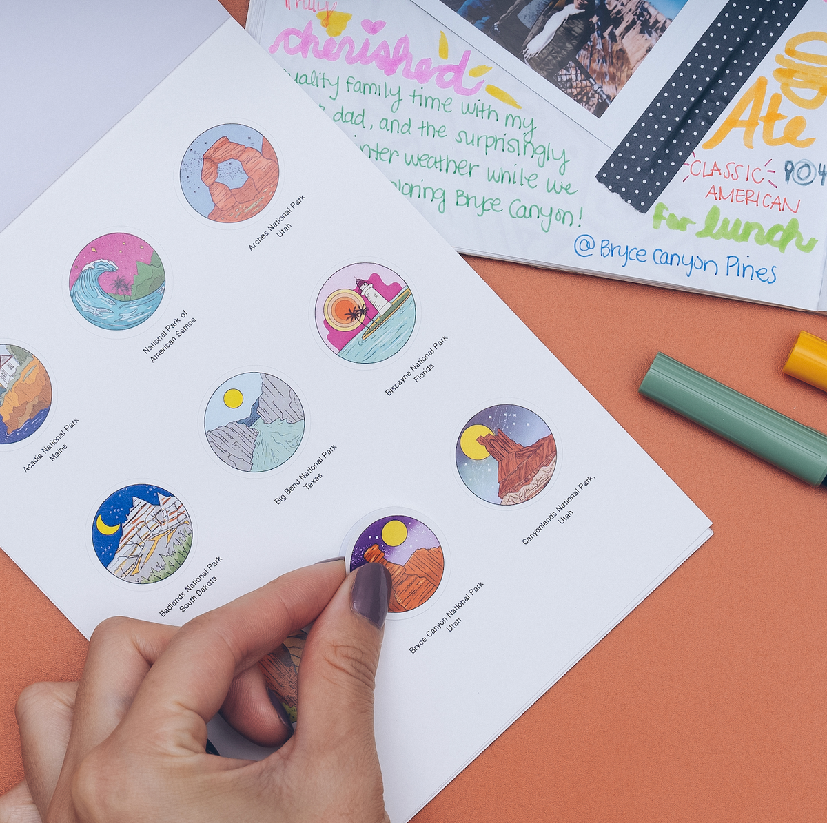 National Parks Wanderlust Passport Sticker Book – bobo design studio