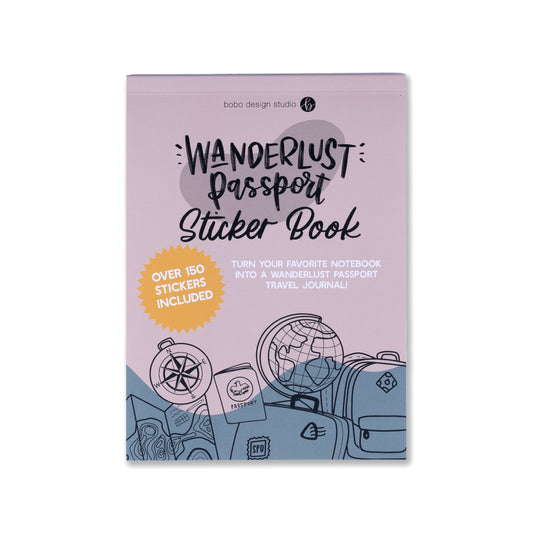 Wanderlust Passport Sticker Book