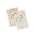 Washi Sticker Sheet in Terrazzo comes with two sheets of Washi Stickers 