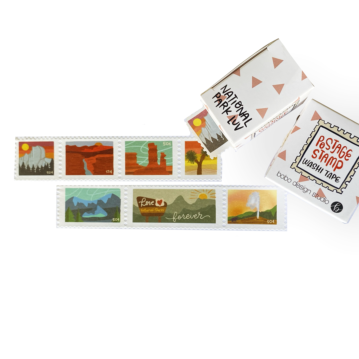 bobo design studio National Park Luv Postage Stamp Washi Tape