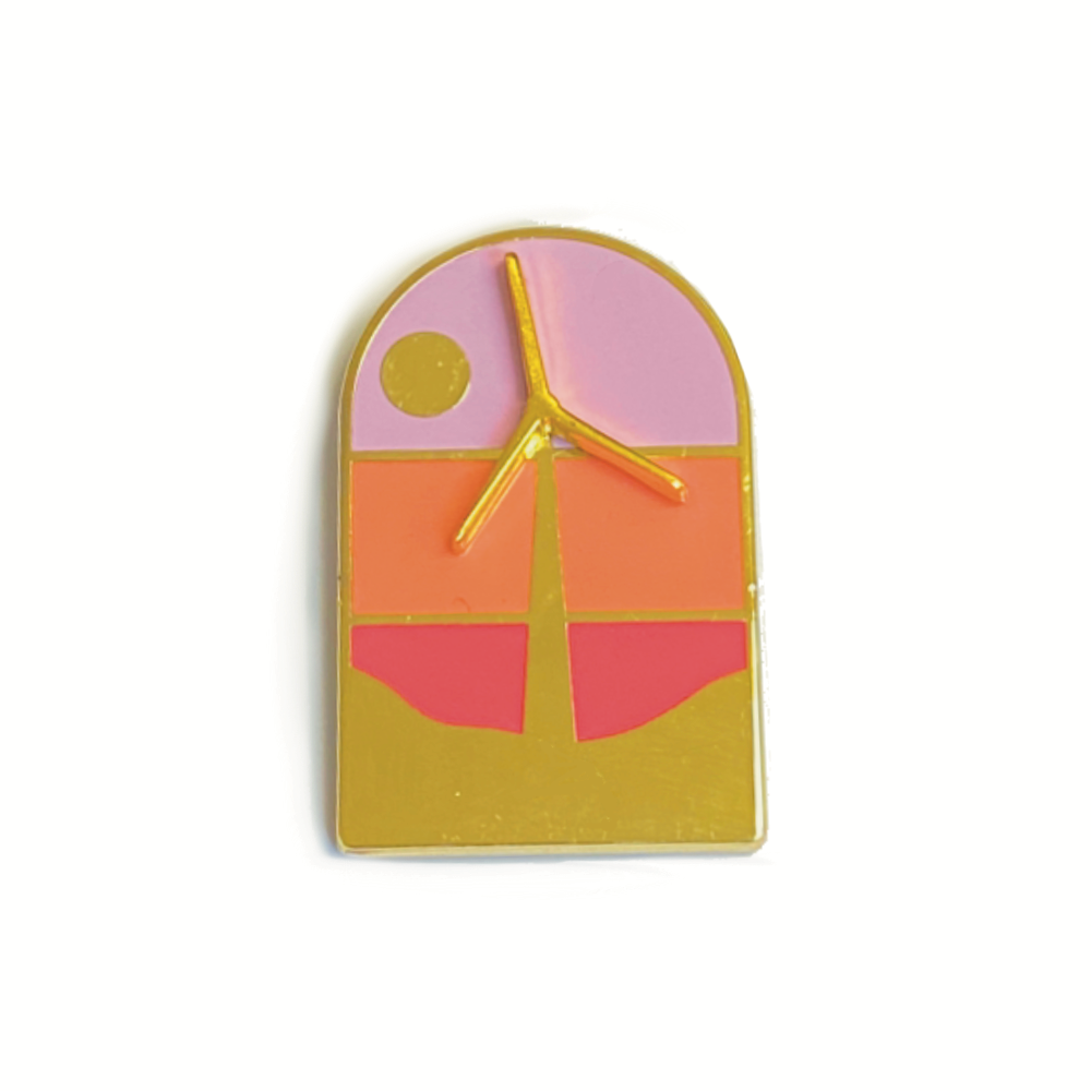Palm Springs Windmill Pin