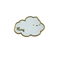 Go Away Enamel Cloud Pin - bobo design studio
