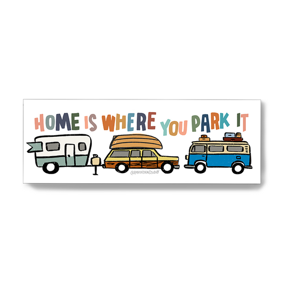 Home is Where You Park It RV Sticker – bobo design studio