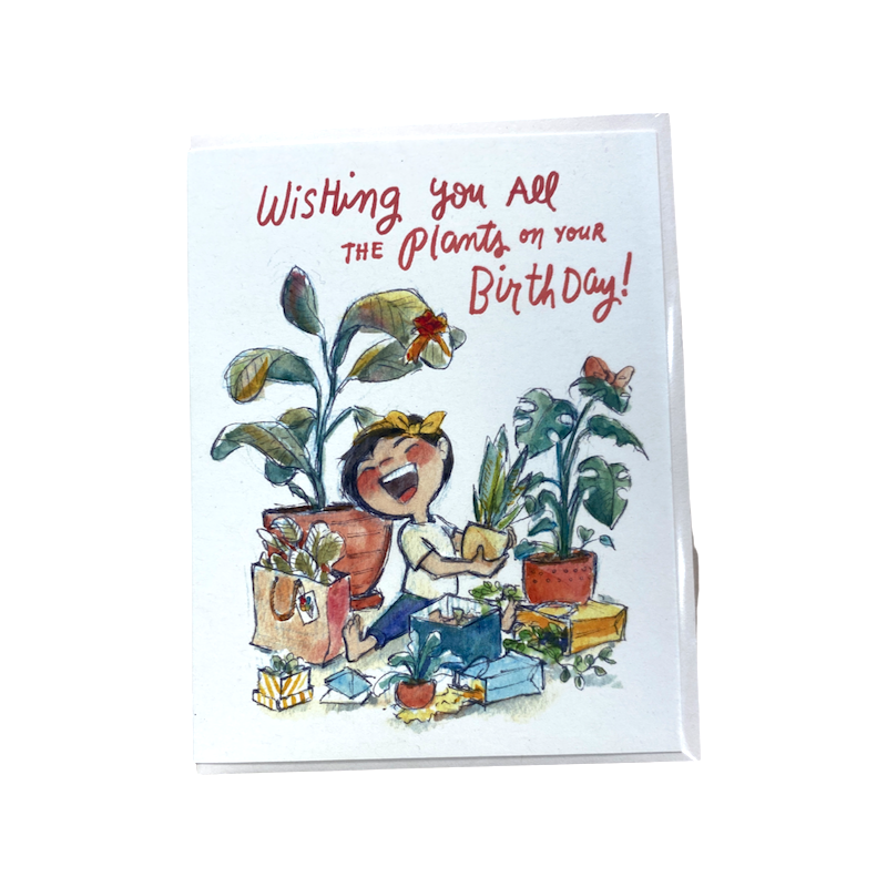 All the Plants Birthday Card