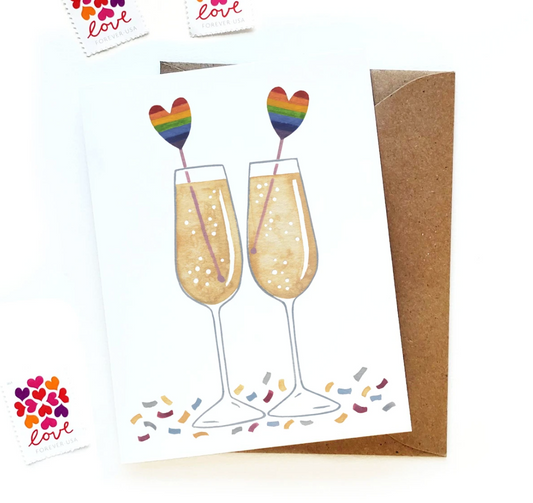 Champagne Pride Card