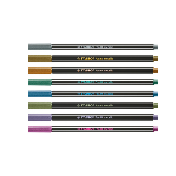 STABILO Pen 68, Metallic Set of 6